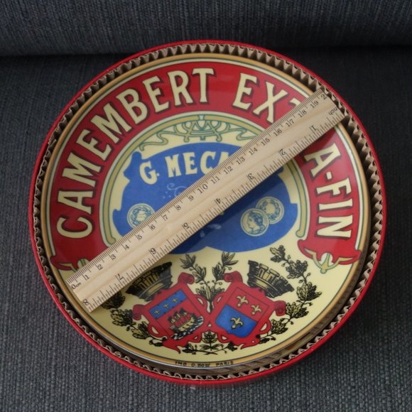 Set of Four(4) BIA Cordon Bleu Camembert 8" Ceramic Plates with Original Box - Picture 6 of 15